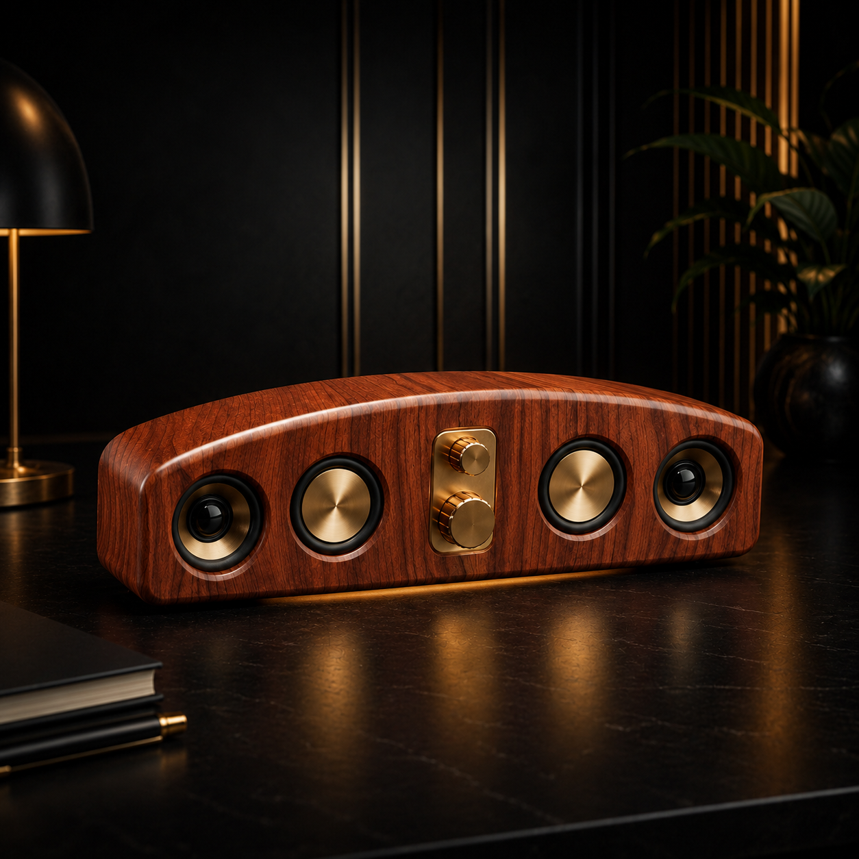 Vintora Woodgrain Retro Bluetooth Speaker