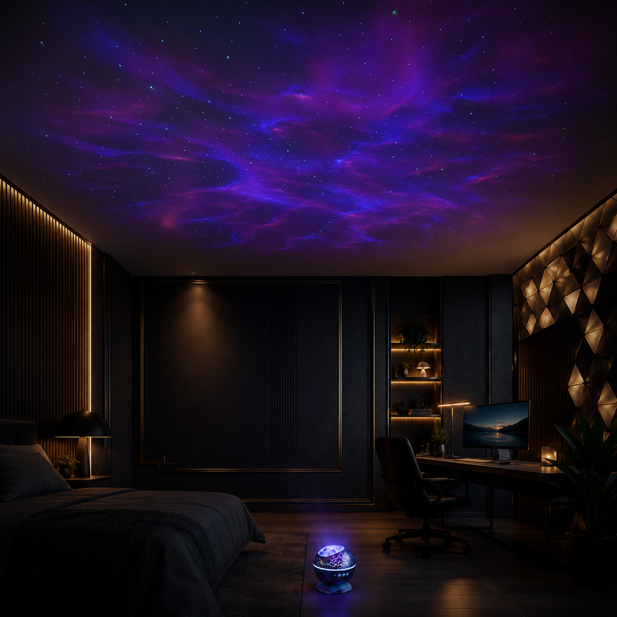 GalaxyGlow Night Projector